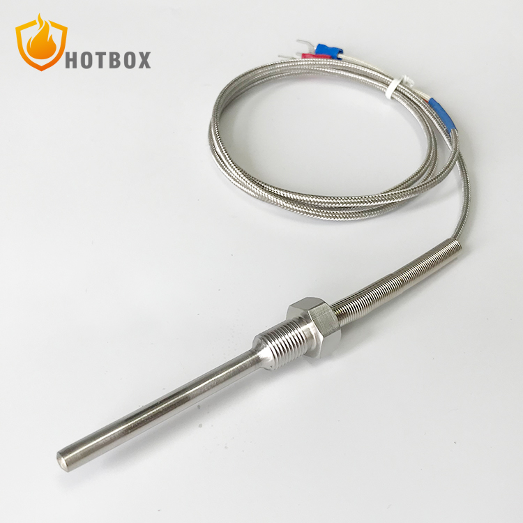 Customized K N E J T Type Threaded Thermocouple High Temperature Sensor