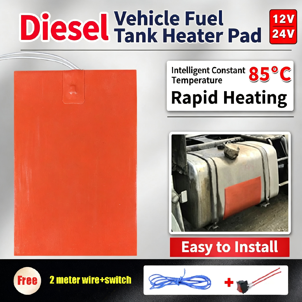 12V 24V 220W Fuel Tank Water Tank Oil Pan Pad Heater