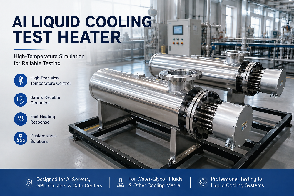 AI Data Center Liquid Cooling Test Heater: High-Temperature Simulation for Liquid Cooling Systems